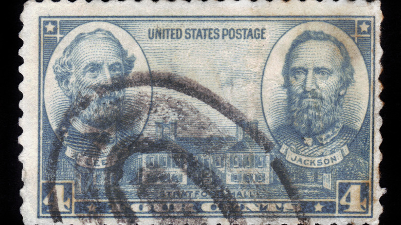 Confederate generals stamp