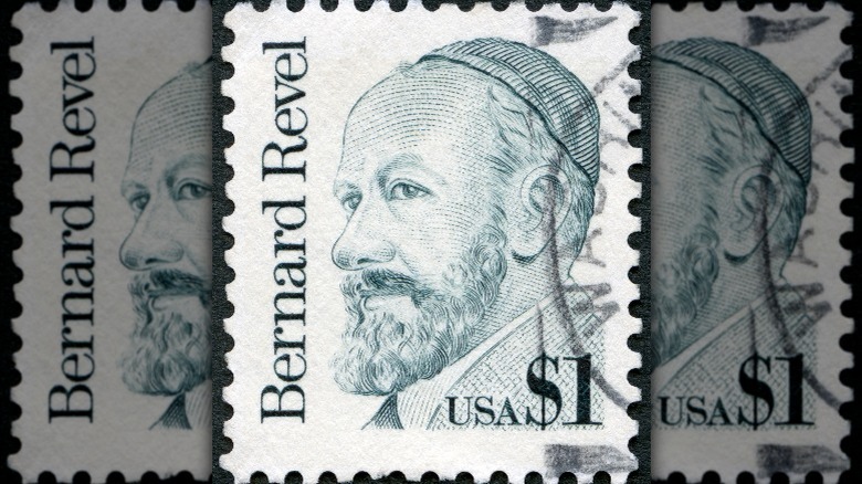 Bernard Revel stamp
