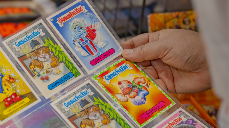 garbage pail kids in collector's album