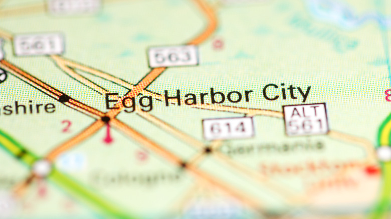 egg harbor new jersey map