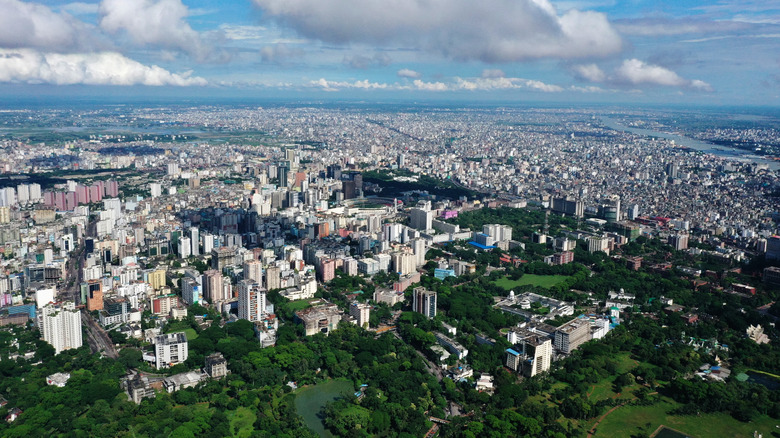 bangladesh aerial view