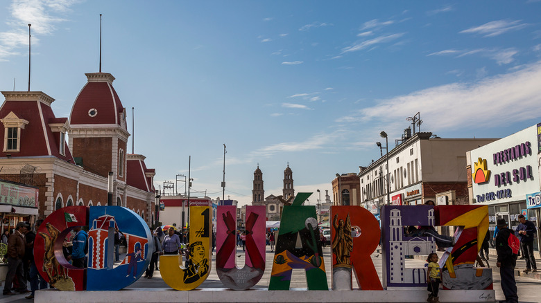 Juarez city sign