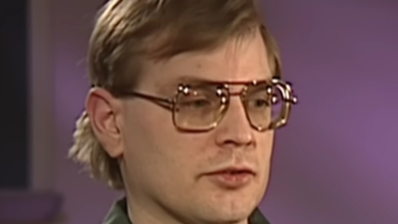 Jeffrey Dahmer looking down interview