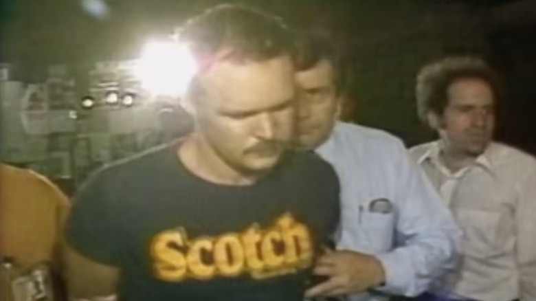 Larry Eyler being  arrested
