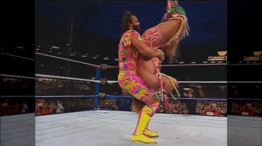 Macho Man Randy Savage piledriver