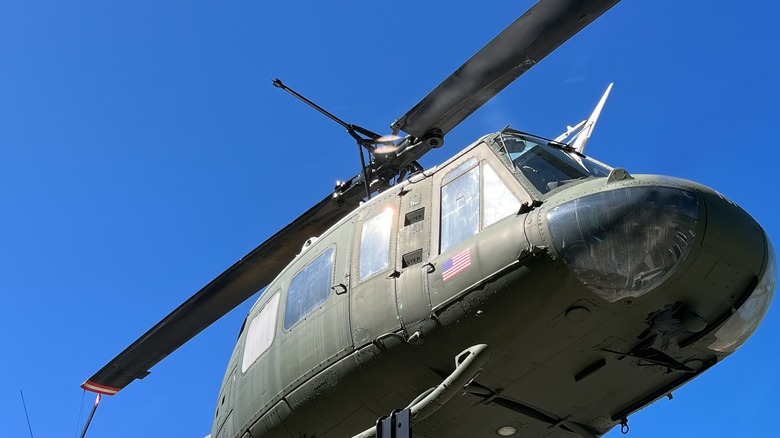 A helicopter used during Vietnam War