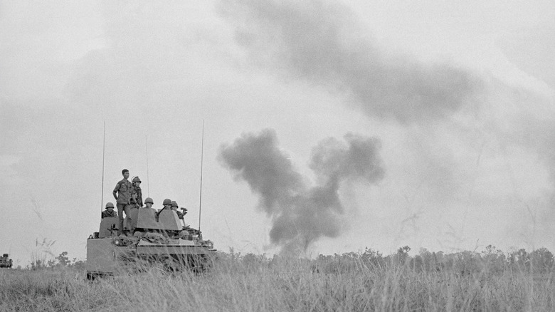 Air strike during Vietnam War