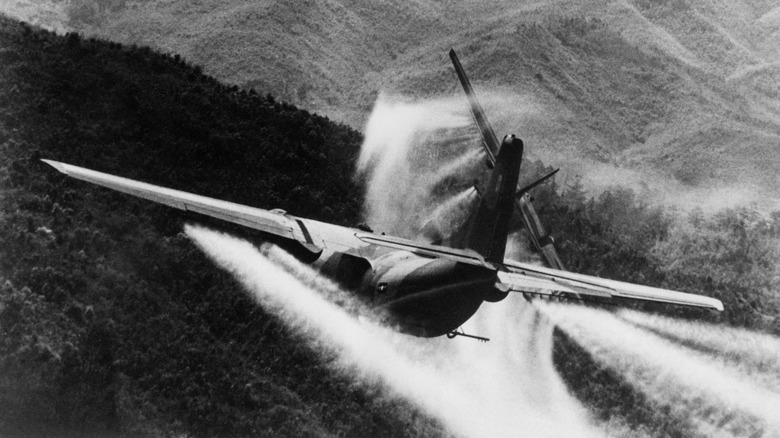 airplane being shot down