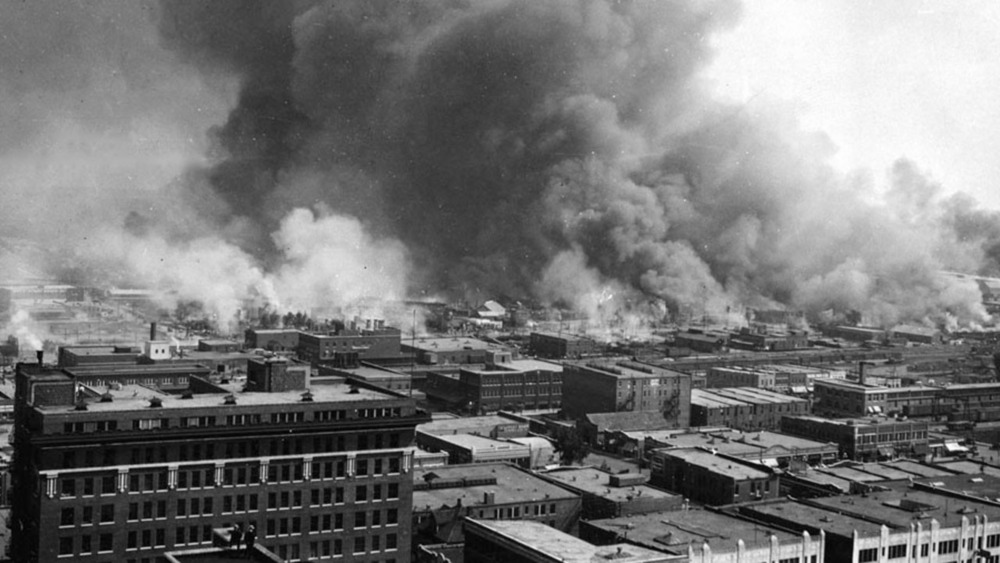smoke over tulsa during race riot