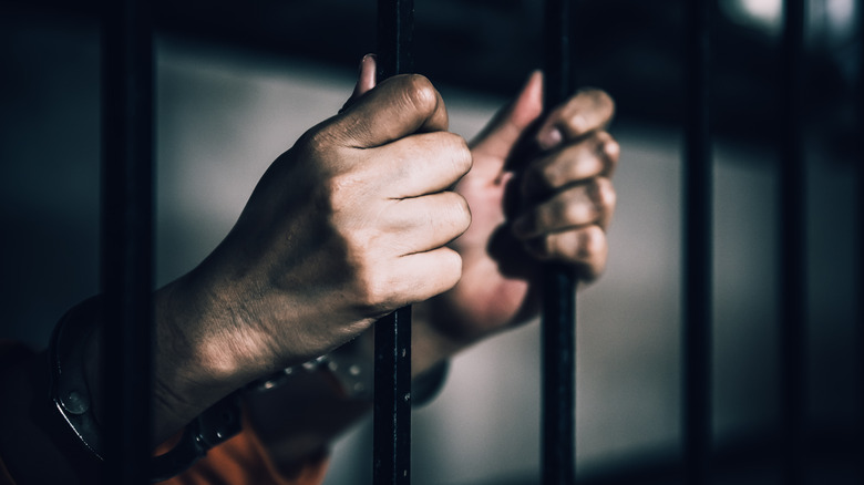 A man in chains