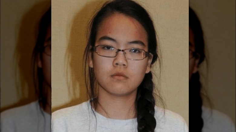 Jennifer Pan in glasses
