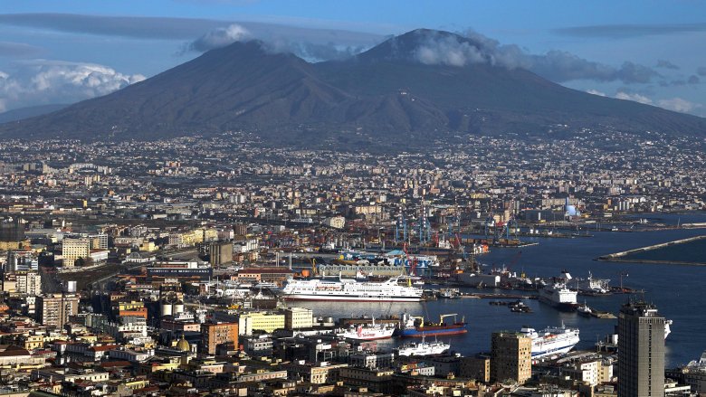 Mount Vesuvius overlooking Naples
