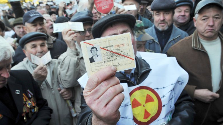 Liquidator protest