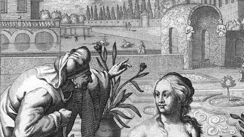 King David spies on Bathsheba