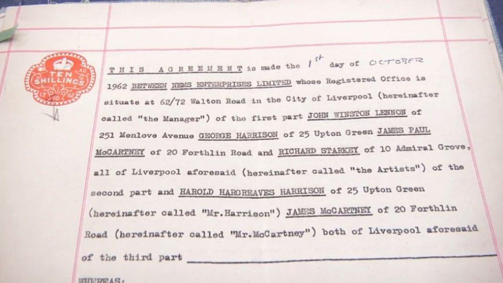 Pawn Stars Beatles contract