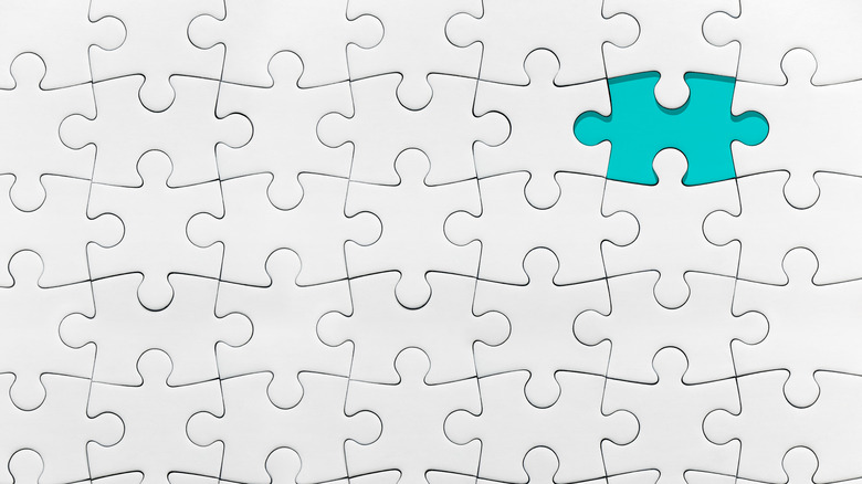 puzzle with piece missing