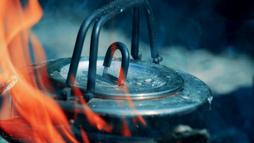 kettle on the fire