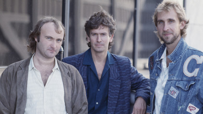 Genesis looking at camera in 1980s