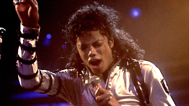 Michael Jackson onstage in the late 1980s