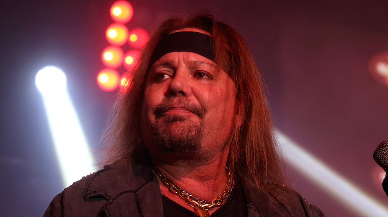 Vince Neil of Motley Crue onstage