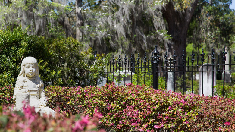 Gracie Watson sculpture at Bonaventure Cemetery