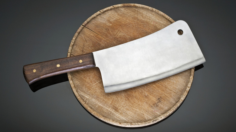 cleaver stock image