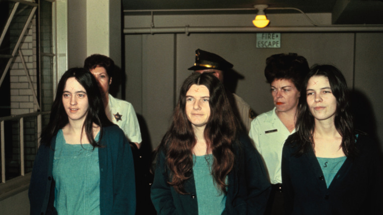 Patricia Krenwinkel, susan atkins and leslie van houten in custody