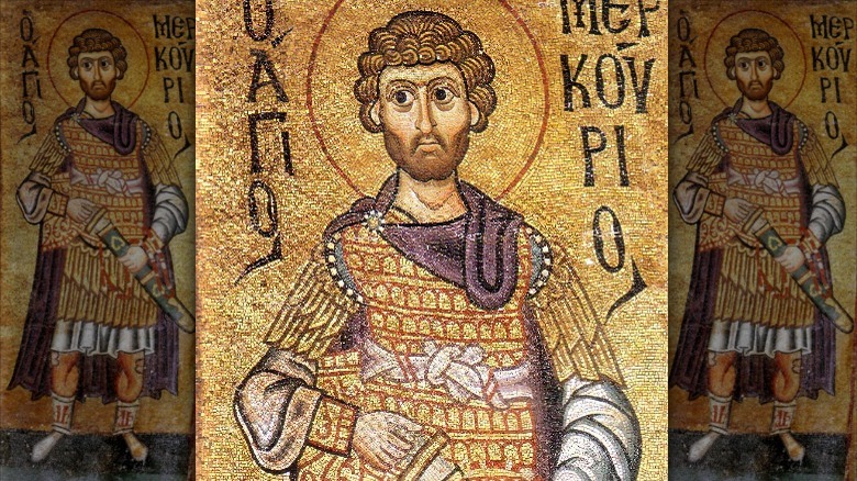 icon of saint mercurius