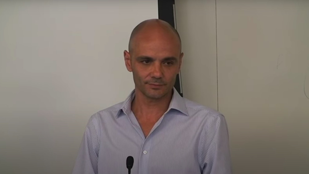 Bernard Baran, wrongfully convicted, after his release
