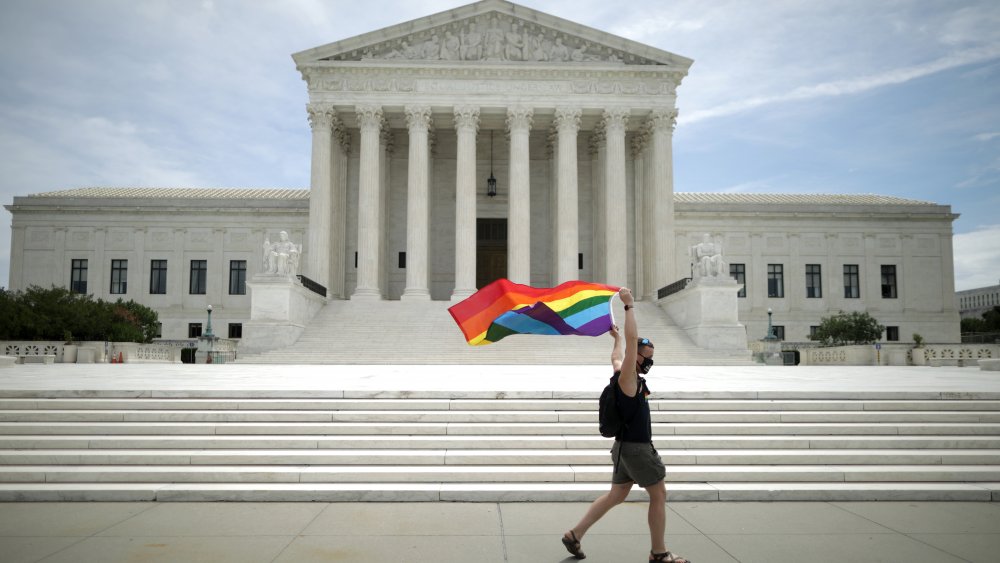 US Supreme Court Pride flag