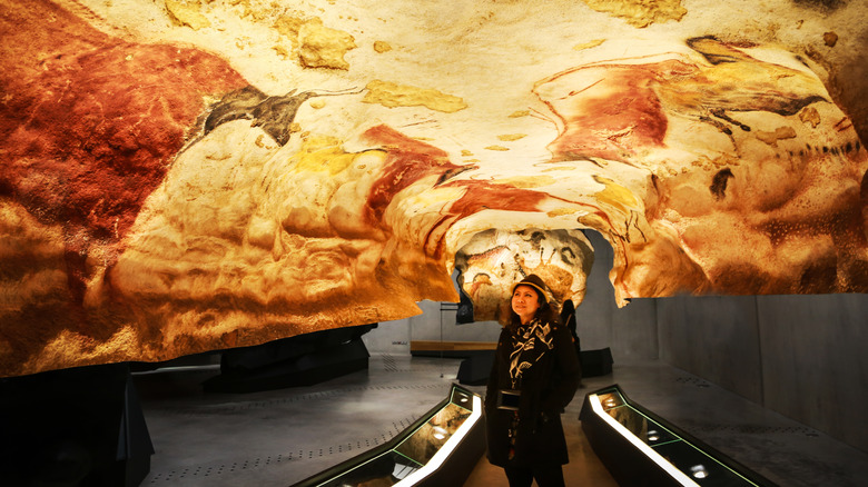 lascaux cave painting modern visitor