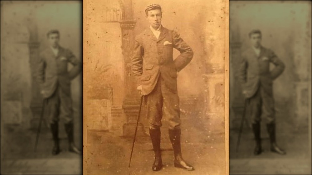 cecil hambrough with hand on hip
