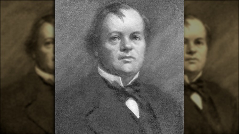 sketch of william palmer wearing bowtie 