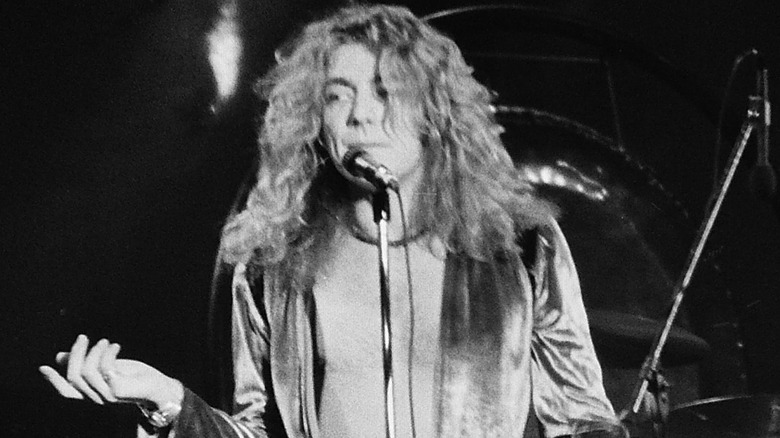 Robert Plant on stage