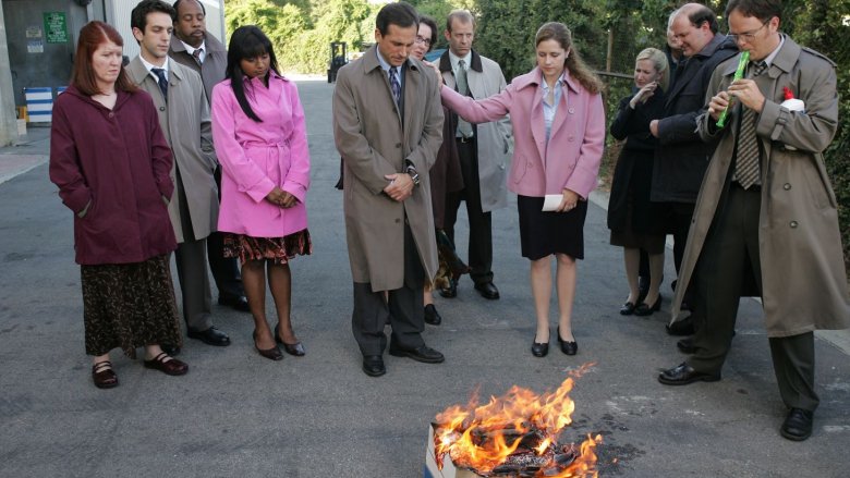 bird funeral the office