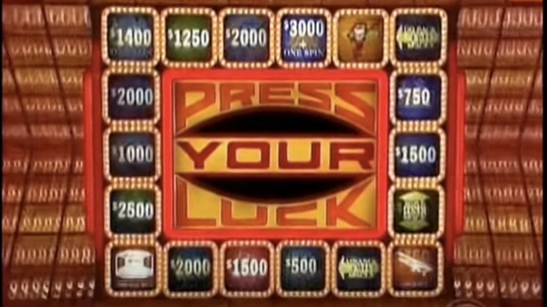 Press Your Luck board