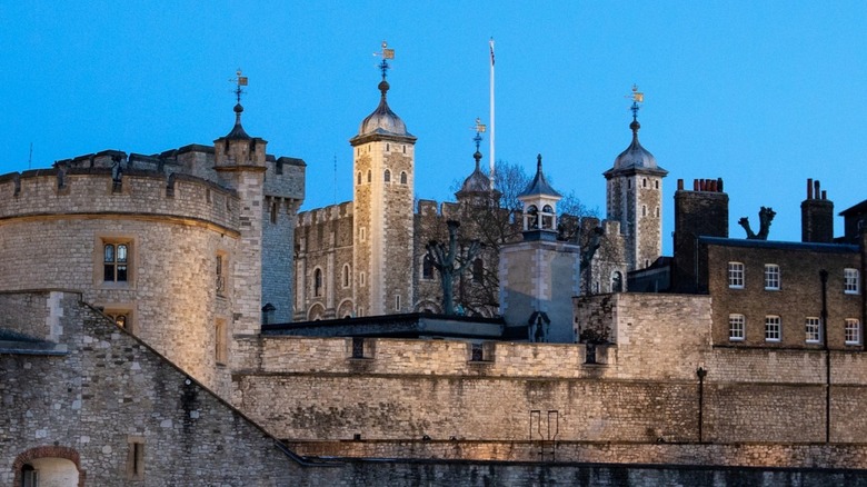 Tower of London blue sky