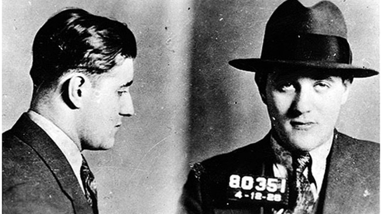Bugsy Siegel front and profile mugshot