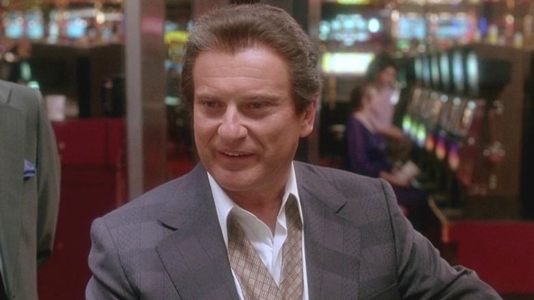 Joe Pesci as Spilotro, smiling