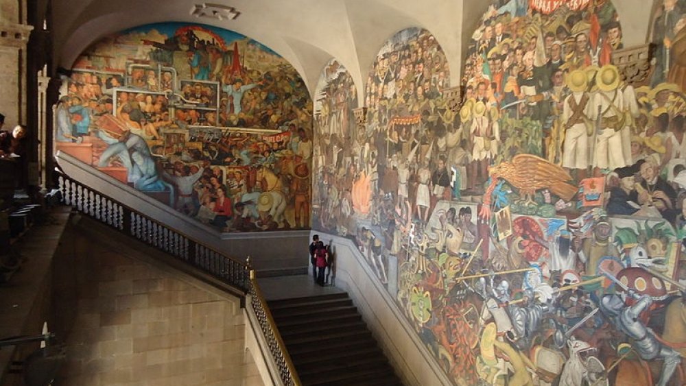 The History of Mexico, Diego Rivera, National Palace