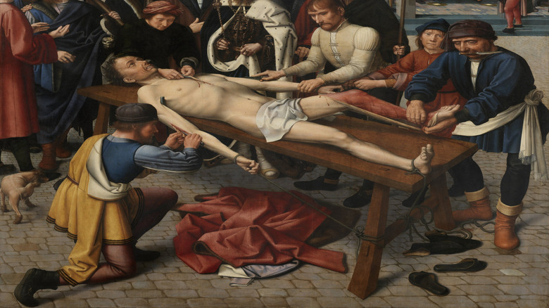 early modern rendering of flaying