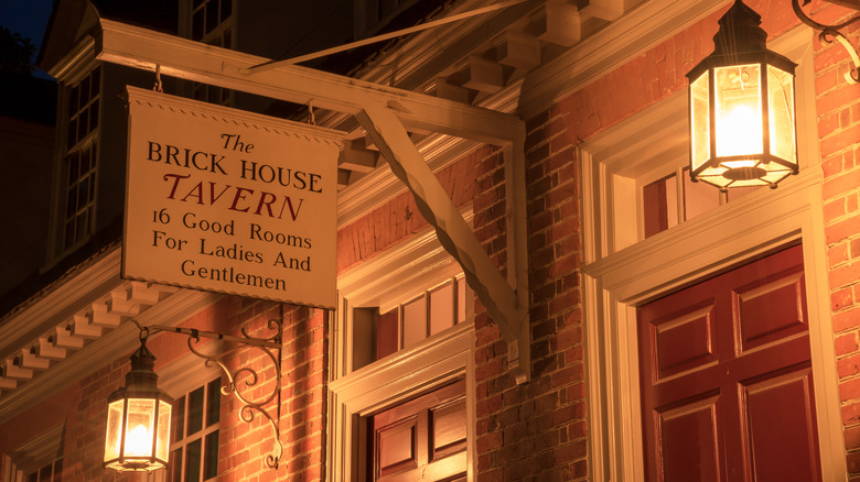 Tavern where colonists would dine 