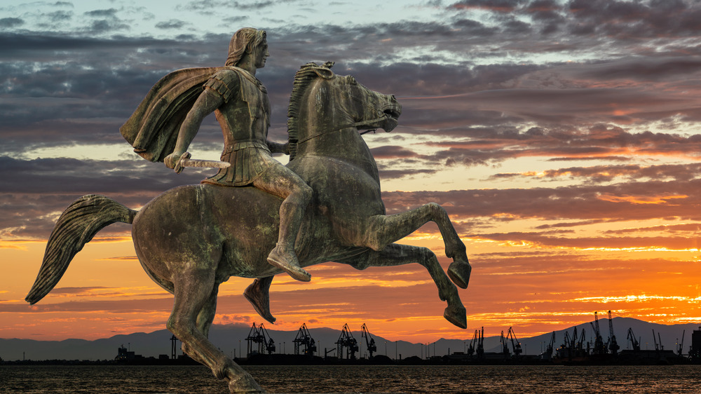 Alexander the Great statue, Greece