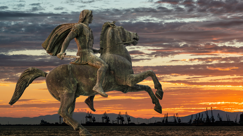 Alexander the Great statue, Greece
