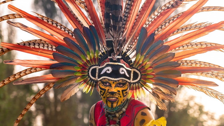 Aztec warrior costume
