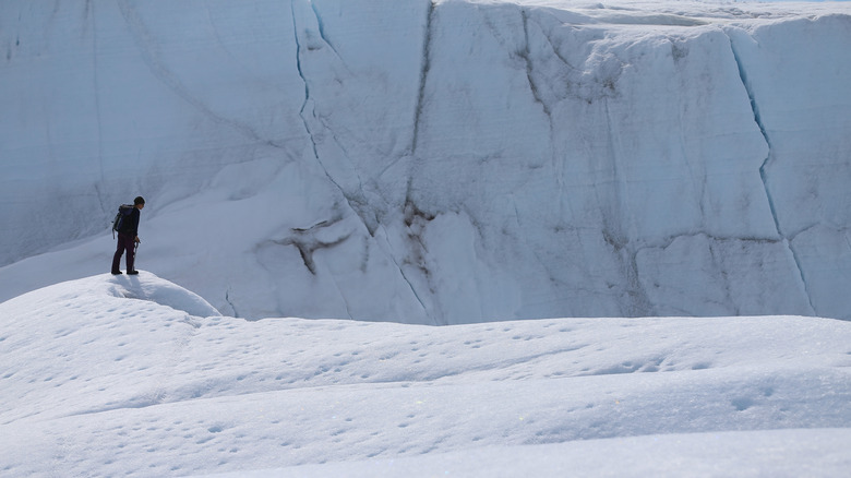 Glacial canyon