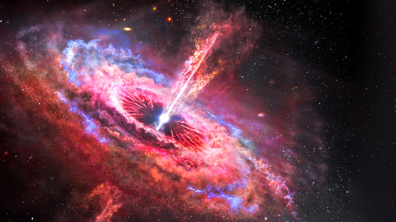The black hole in outer space