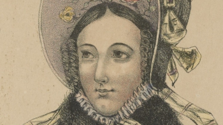 Painted portrait of Helen Jewett