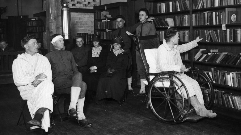 Injured American WWI veterans