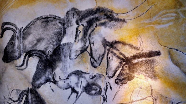 horse panel in chauvet